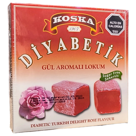 Delicias Turcas de rosas sin azúcar Diyabetik 250 gramos