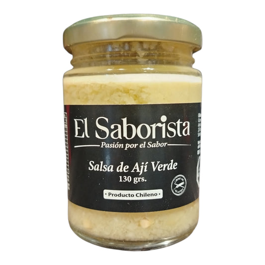 Salsa de Ají verde 130 gramos en frasco