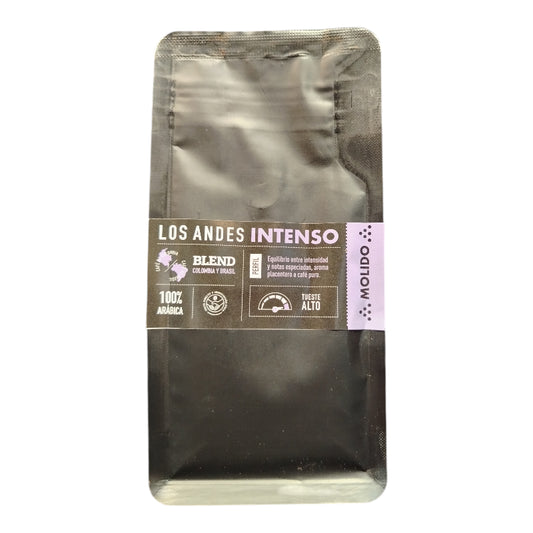 Café molido Blend Lavado - Natural Los Andes Intenso 100 gramos