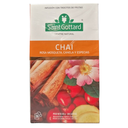 Infusión Chai en bolsitas – Saint Gottard