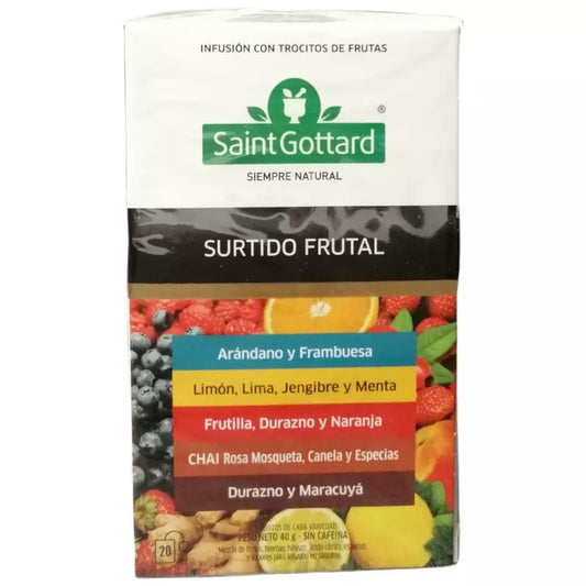 Infusión Surtido Frutal 20 bolsitas – Saint Gottard