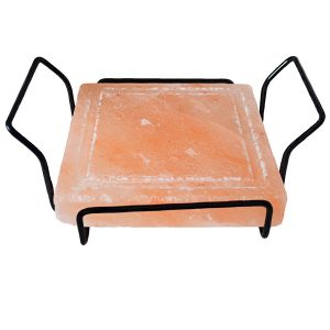 Tabla de sal 20x20cm + Soporte metalico - Nau