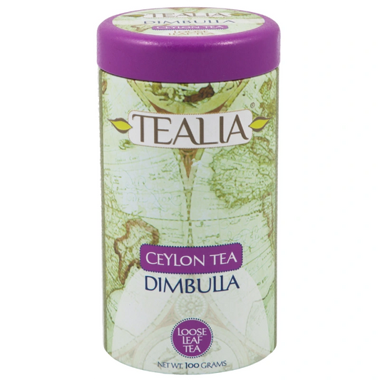 Lata té negro regional Dimbulla 100 gramos - Tealia