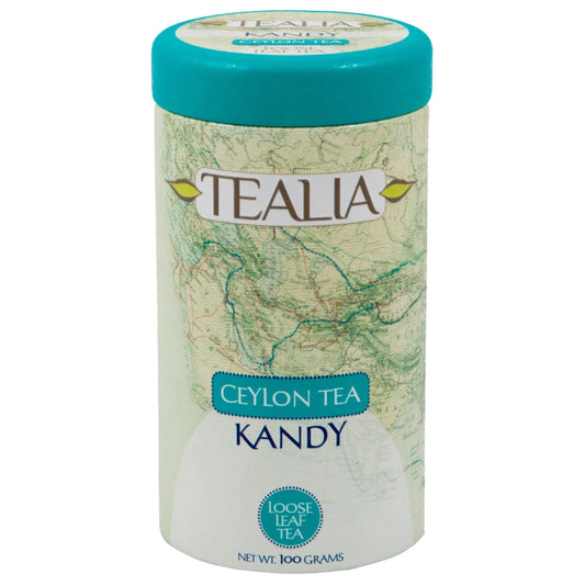Lata té negro regional Kandy 100 gramos - Tealia