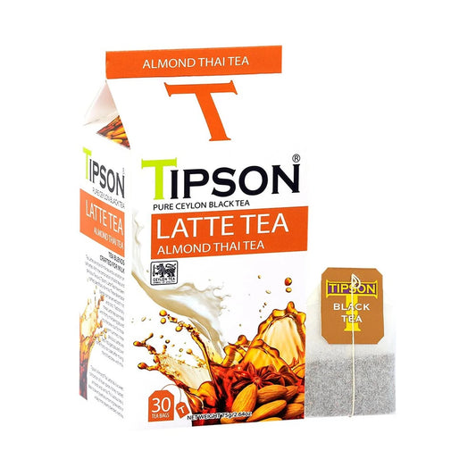 Té negro Latte Almond Thai 30 bolsitas - Tipson