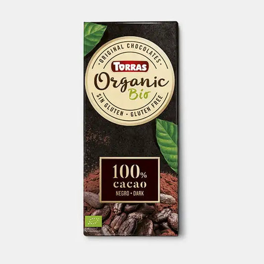Barra chocolate cacao 100% Organic