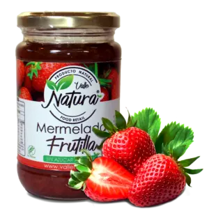 Mermelada Frutilla sin azúcar - Valle natura