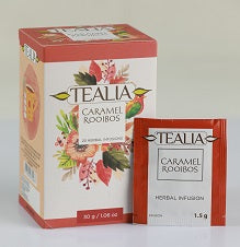 Infusión Caramel Rooibos en bolsitas – Tealia