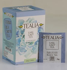 Té negro Earl Grey en bolsitas – Tealia