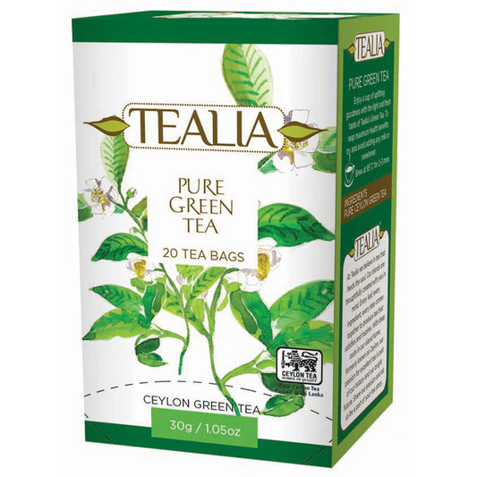 Té verde Pure Green en bolsitas – Tealia