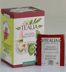 Té negro English Breakfast en bolsitas – Tealia