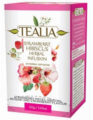 Infusión Strawberry Hibiscus Rosehip en bolsitas – Tealia
