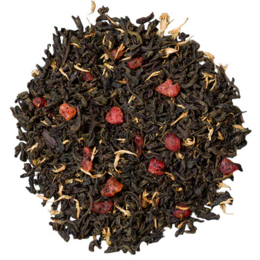Lata con té negro y sabor Golden Moments Ruby Glow 100 gramos de té en hoja