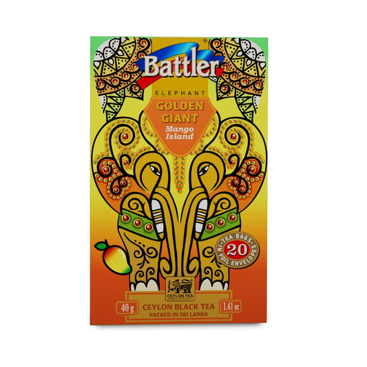 Golden Giant Mango Island de té negro con mango de 20 bolsitas