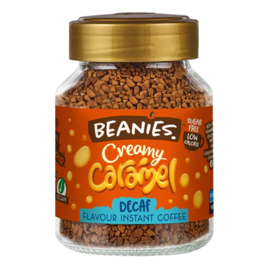 Café instantáneo descafeinado Creamy Caramel 50 gramos en frasco