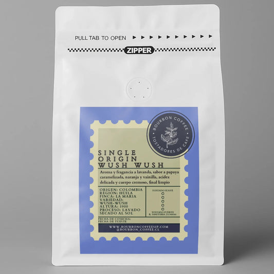 Café molido Colombia Lavado Wush Wush 250 gramos