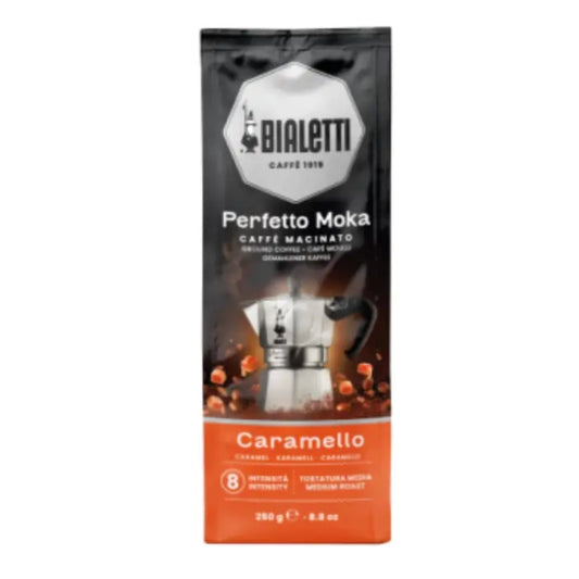 Café molido Italiano con sabor a Caramelo 250 gramos