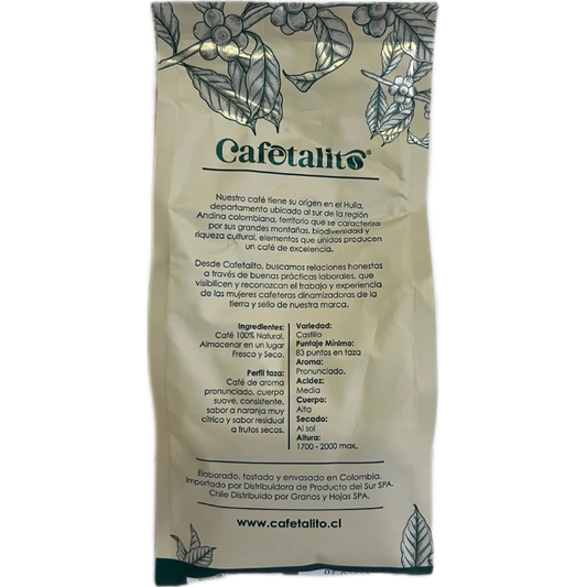 Café Huila molido – Cafetalito