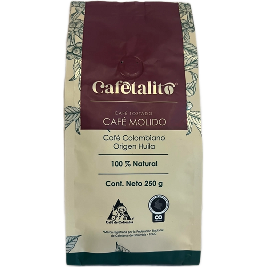 Café Huila molido – Cafetalito