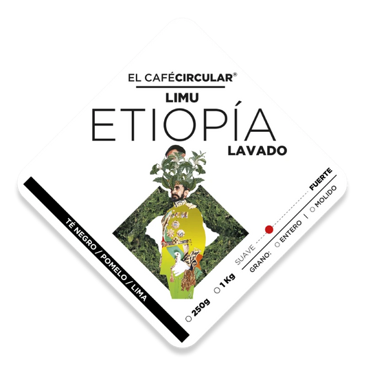 etiqueta café etiopía limu