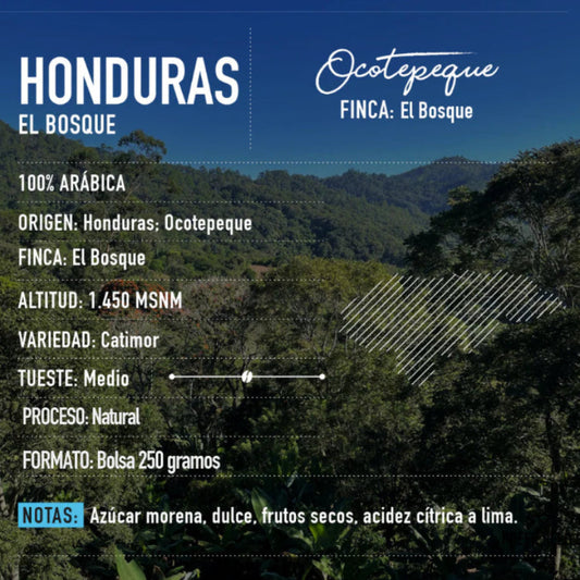 Drip de café Honduras Natural El bosque 10 Bolsas
