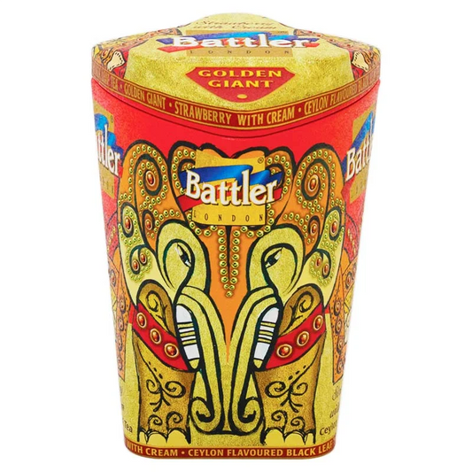 Lata de té negro Strawberry with Cream – Battler
