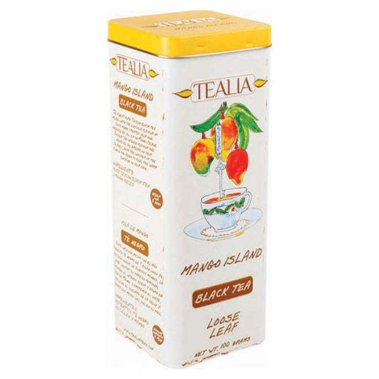 Té negro mango island 100 gramos Tealia
