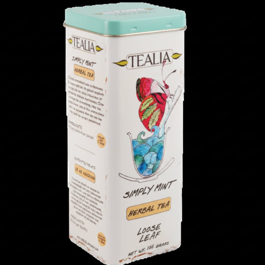 Lata con Infusión de menta Simply Mint 15 bolsas de pirámides