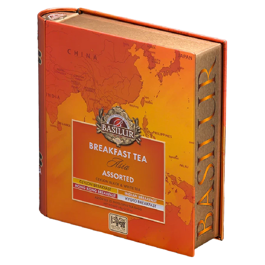 Libro té clásicos surtido Asia Breakfast Tea 32 bolsitas - Basilur
