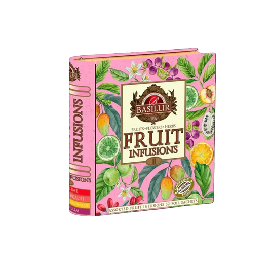 Libro de lata con infusiones frutales Fruit Infusions vol 3 - 32 bolsitas surtidas