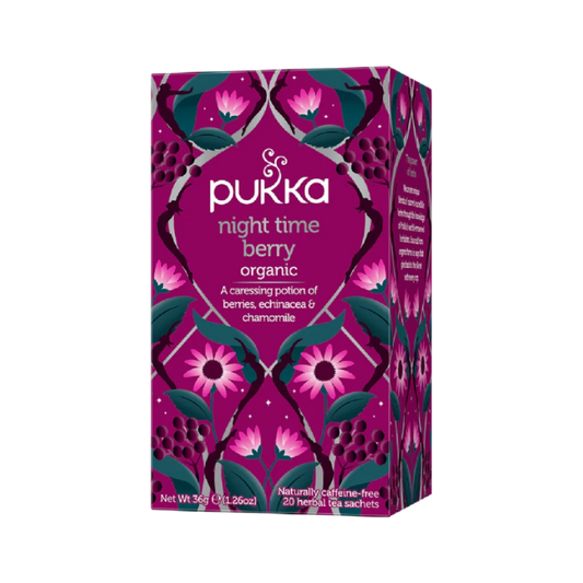 Infusión herbal orgánica Night Time Berry 20 bolsitas