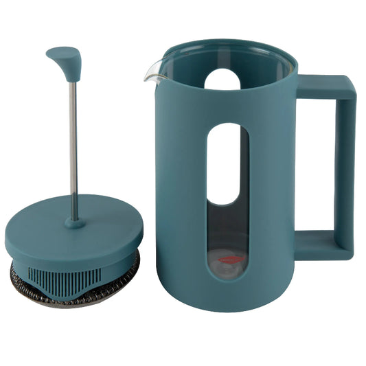 Cafetera de prensa francesa Roma Celeste 6 tazas