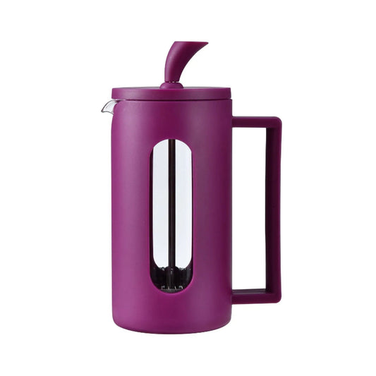 Cafetera de prensa francesa Roma morada 3 tazas