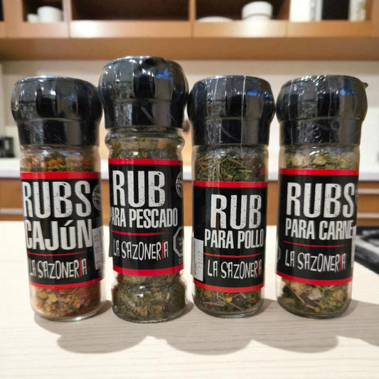 Pack de 4 frascos de condimentos 155 gramos en frasco