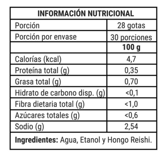 Concentrado hongo Reishi 30ml