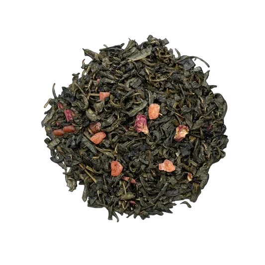 Lata con té verde floral y frutal Serene Blooms 75 gramos de té en hoja