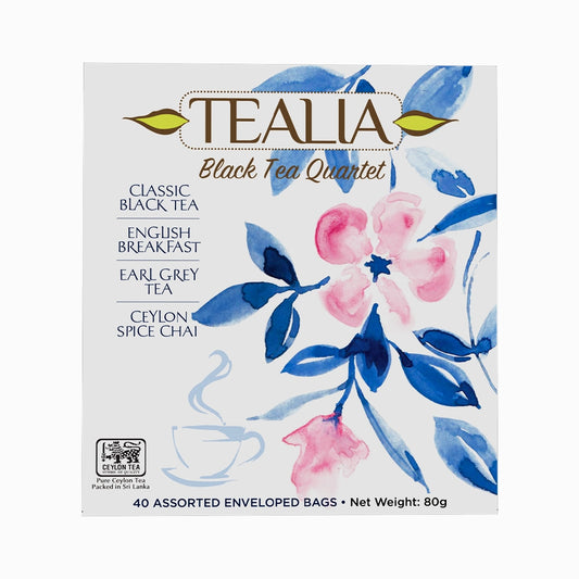 Gift Box Black Tea Quartet 40 bolsitas de infusiones surtidas