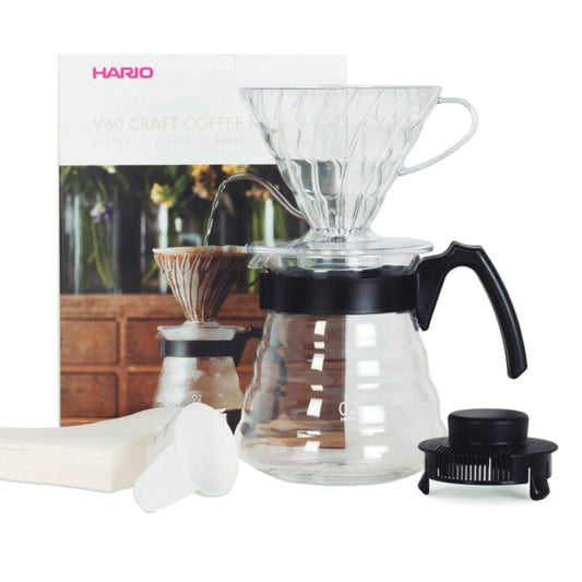 V60 craft coffee kit transparente – Hario