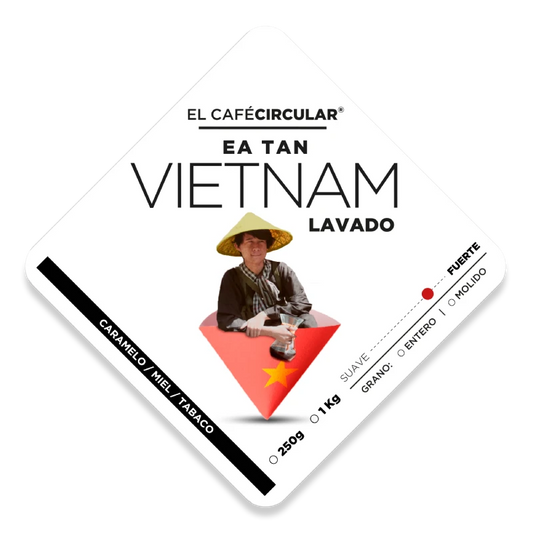 etiqueta café vietnam eatan molido 250 gramos