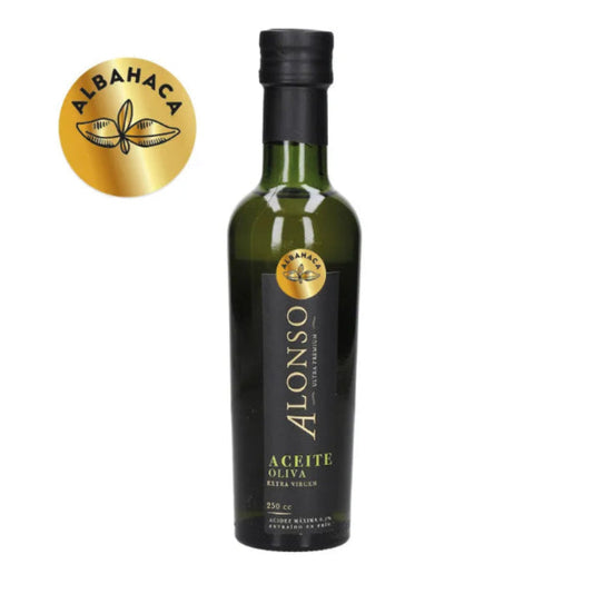 Aceite de Oliva especiado con albahaca 250 ml