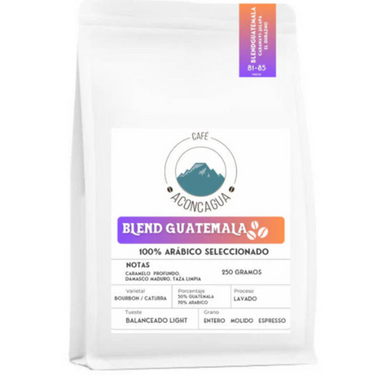 Café en grano Blend Bolivia Guatemala Lavado Blend Guatemala 250 gramos