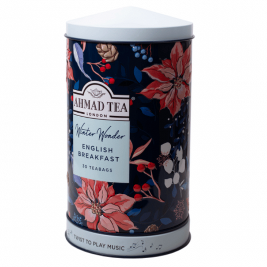 Lata musical Winter Wonder English Breakfast 30 bolsitas - Ahmad Tea