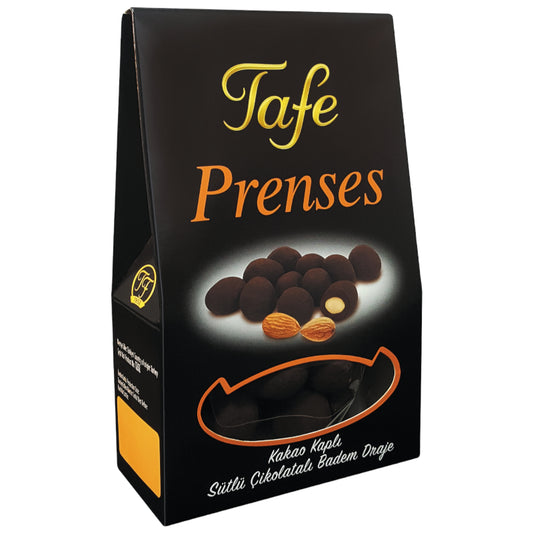 Almendras dulces cubiertas en chocolate