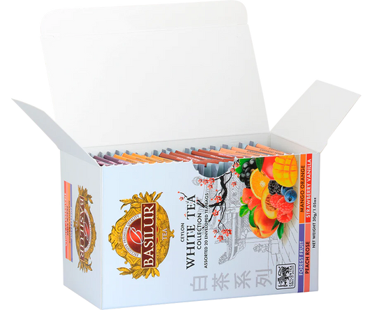 Té blanco frutales surtido 20 bolsitas – Basilur