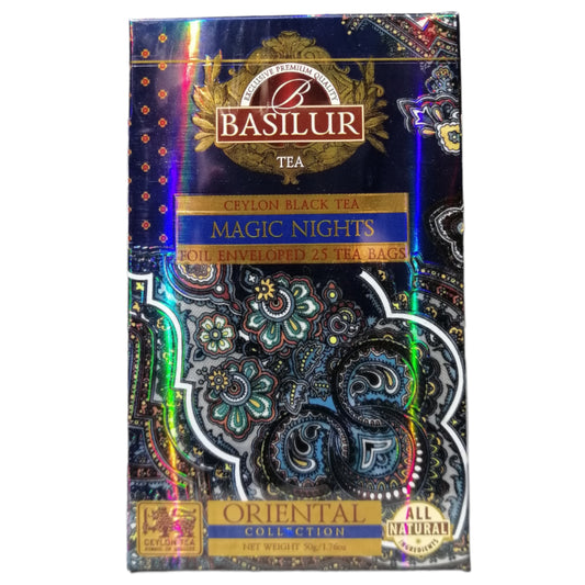 Té negro Magic Nights 25 bolsitas – Basilur