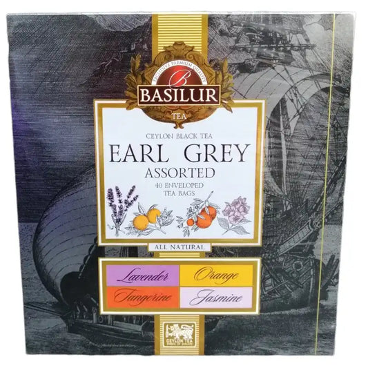 Caja 40 bolsitas Earl Grey surtida – Basilur