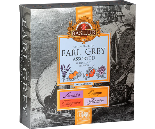Caja 40 bolsitas Earl Grey surtida – Basilur