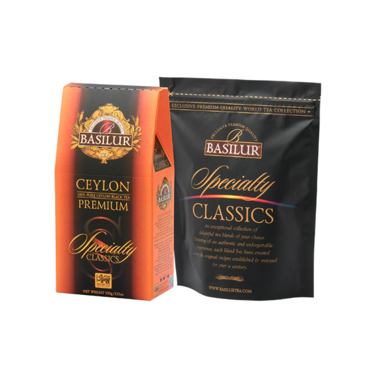 Té negro tradicional Ceylon Premium 100 gramos de té en hoja