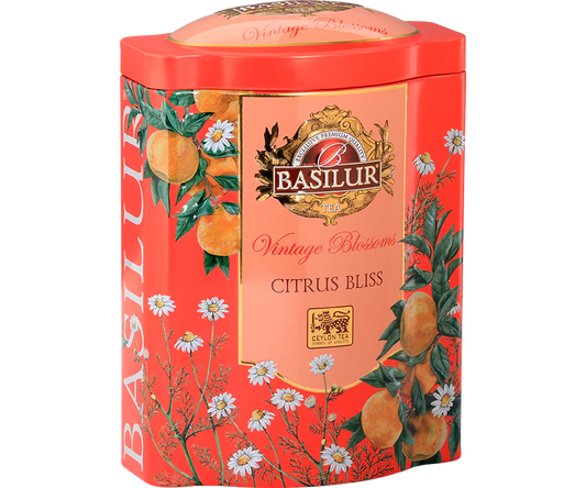 Lata té negro Citrus Bliss 20 pirámides  – Basilur