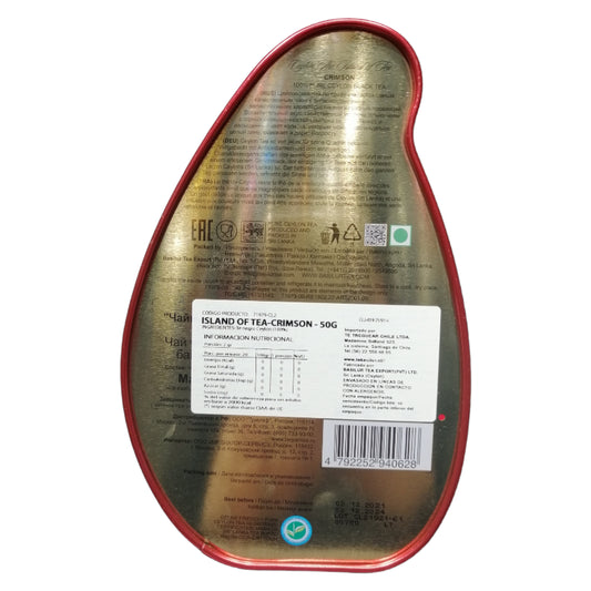 Lata té negro Ceylon Island of tea 20 pirámides – Basilur